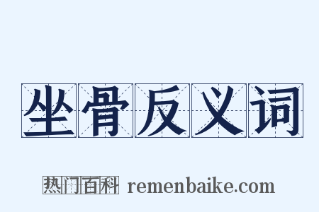 坐骨反义词是什么意思的图片